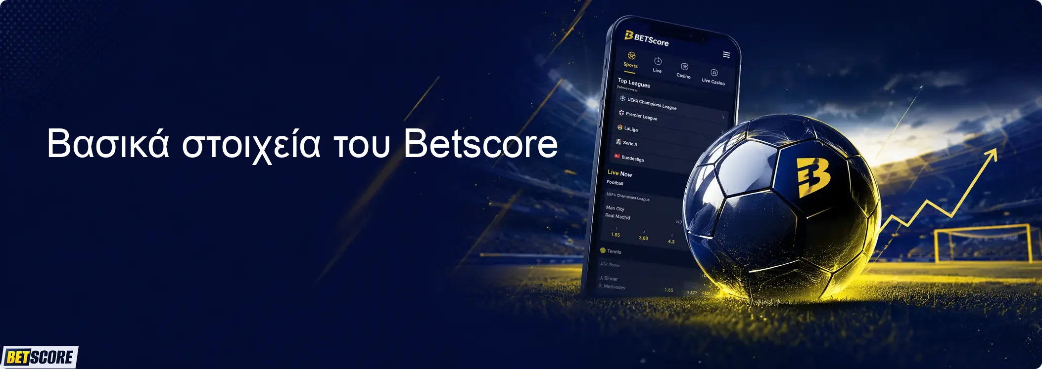 Βασικά στοιχεία του Betscore Βασικά στοιχεία του Betscore